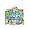 Cats Hate Cancer Hooded Blanket