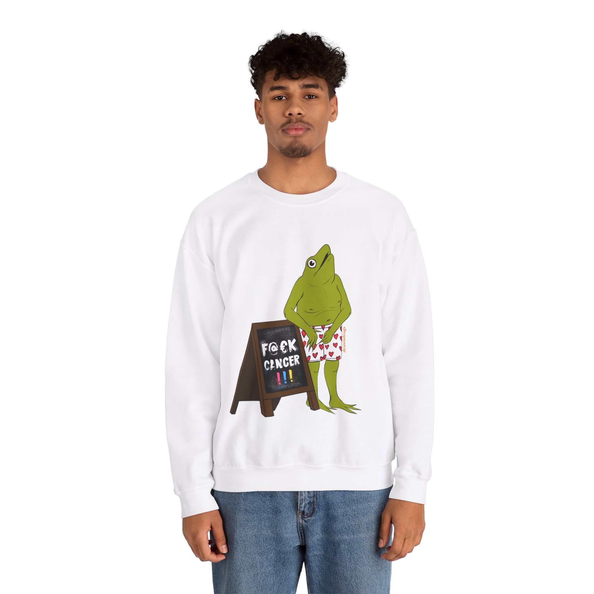 F Cancer Frogs Sweatshirt