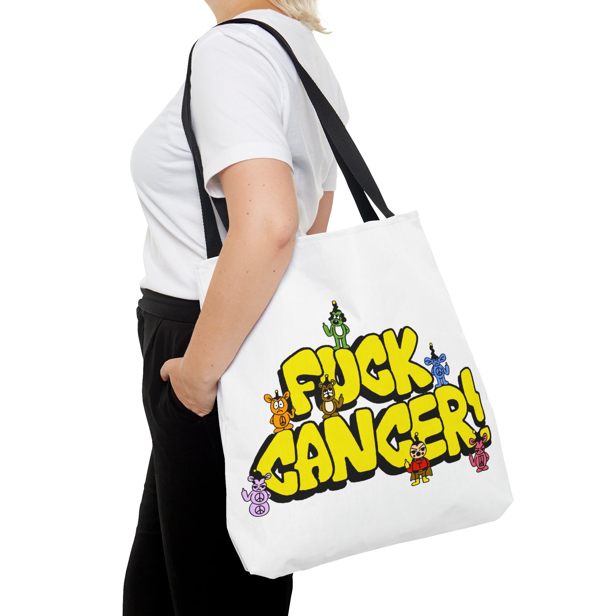 Tofu Says F Cancer Tote Bag