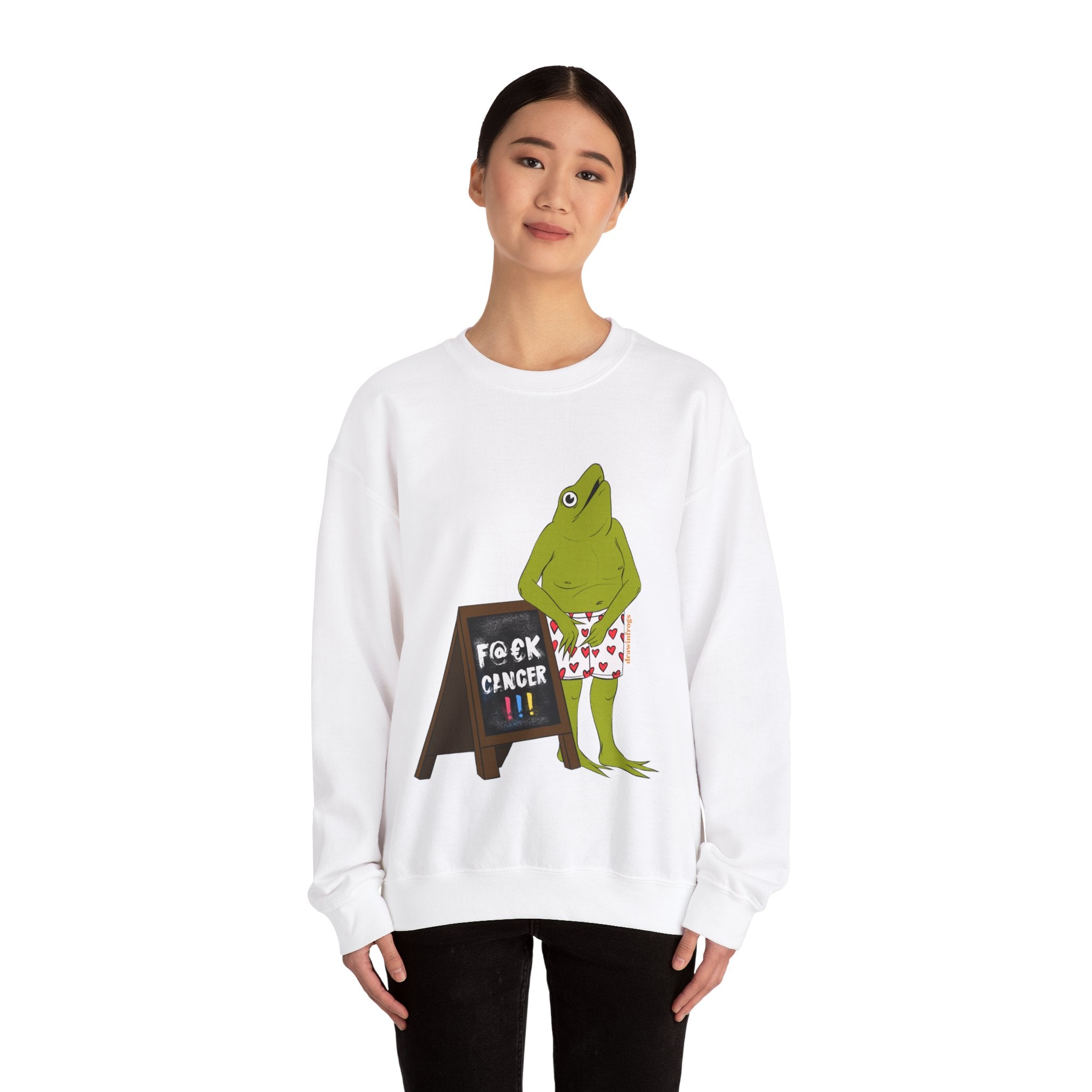 F Cancer Frogs Sweatshirt