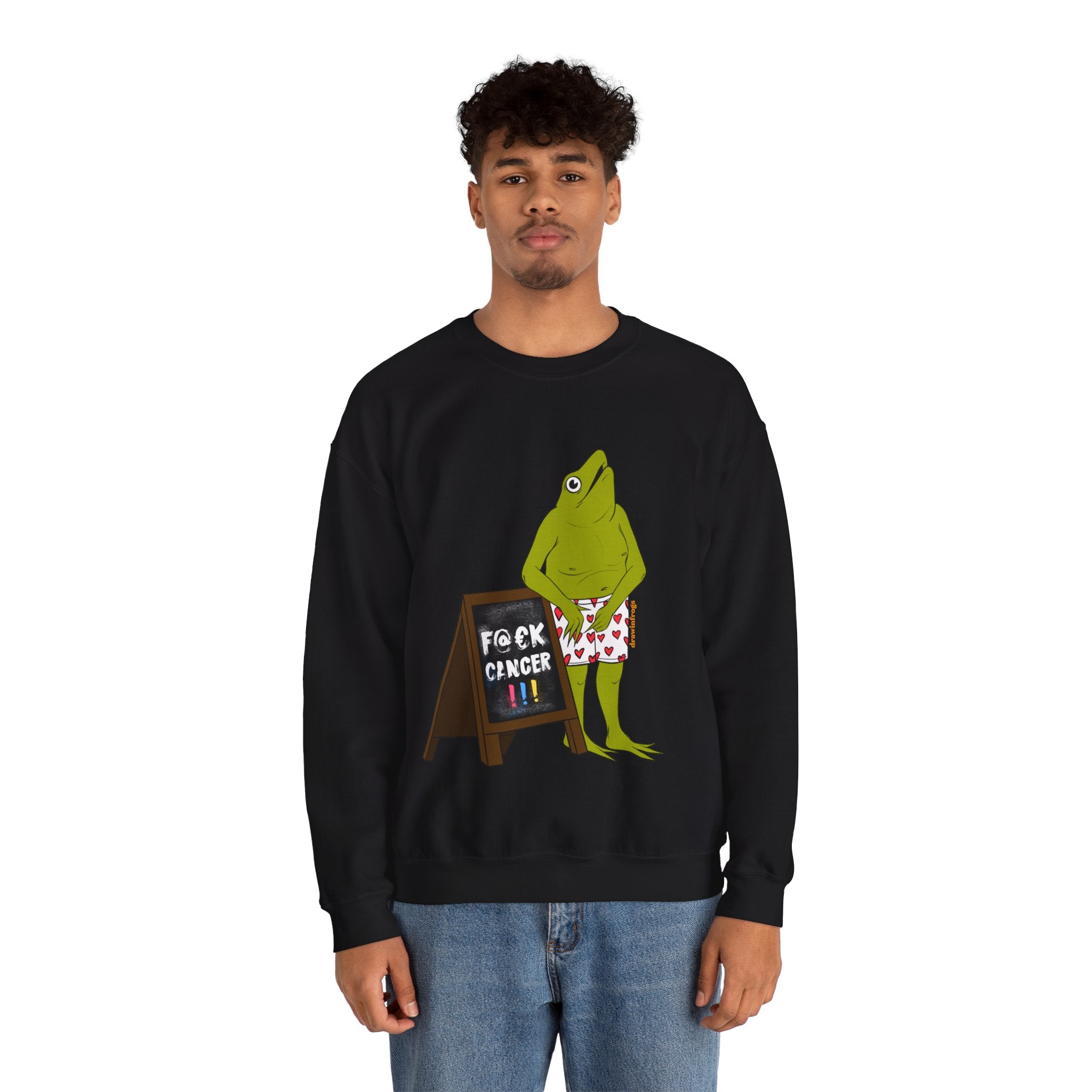 F Cancer Frogs Sweatshirt