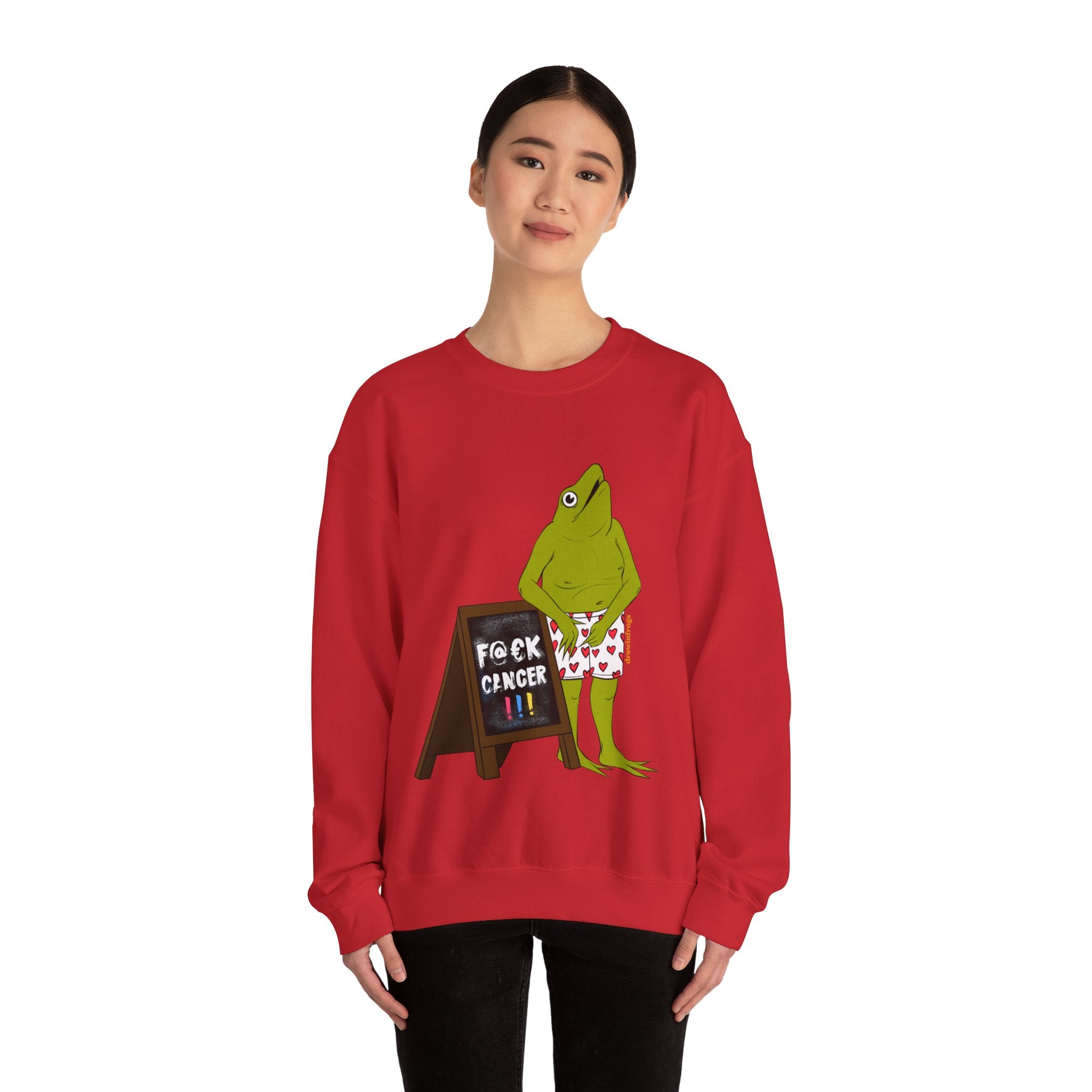 F Cancer Frogs Sweatshirt